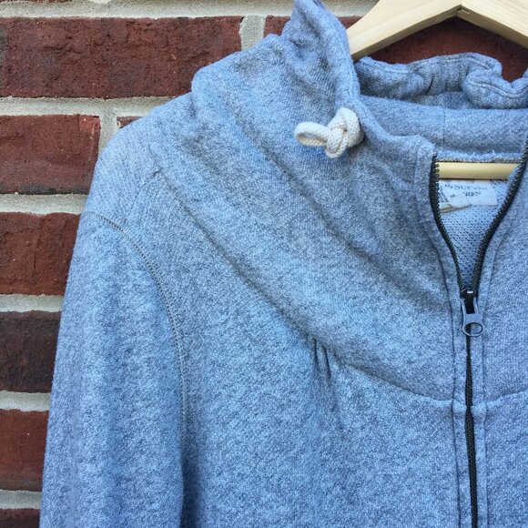 Denim & Supply Ralph Lauren Hoodie Jacket Gray 3/4 sleeves Large - Picture 3 of 10